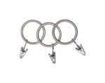 Keeney Curtain Ring Clips Pewter