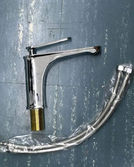 Silver Coated Basin Mixer