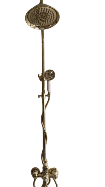 Golden brass Shower Arm