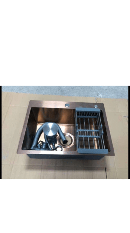 Rose-gold Kitchen Sink